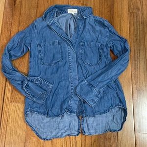 Button down denim shirt